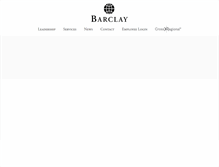 Tablet Screenshot of barclayi.com